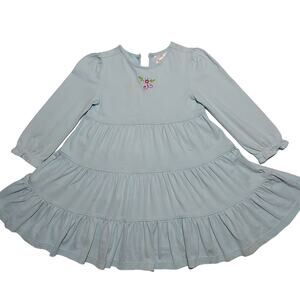 Vintage Hanna Andersson long-sleeved tiered ruffled twirl dress